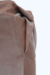 Pantalon Asymétrique Donna Rose Métallisé