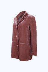 Veste Velours Mana Bois de Rose