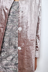 Veste Velours Mana Rose Shiny
