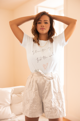 T-shirt Coton Biologique Égo Blanc