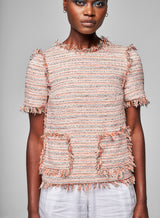 Top Hanoi Tweed Orange