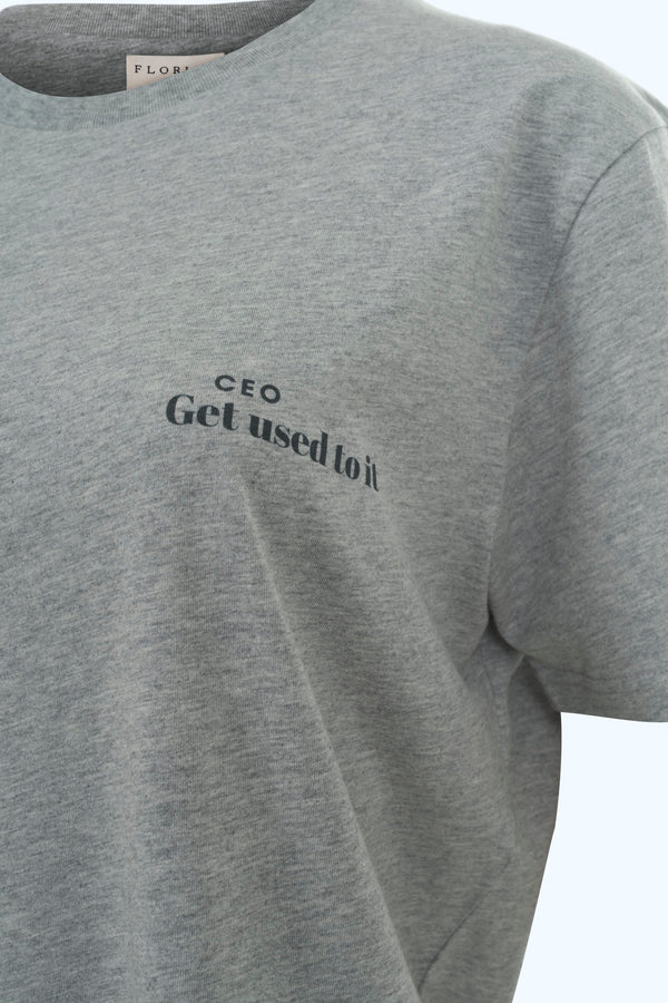 T-shirt Coton Biologique CEO Gris