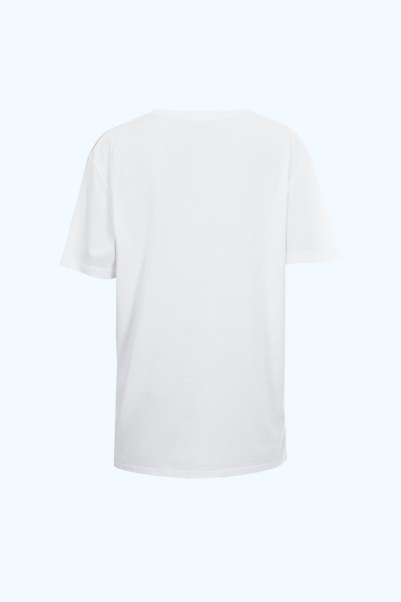 T-shirt Coton Biologique Woke Up Like This Blanc